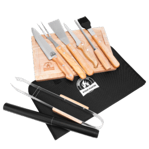 Kit Churrasco 10 Peças Biscuitt Steak Master Com Estojo